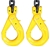 Lifting Chain Sling, 2Leg, WLL 2600kg, 7mm Chain x 3M c/w Clevis Self Locki