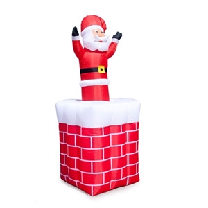 1.9m Inflatable Christmas Santa Out of C
