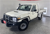 2018 Toyota Landcruiser Workmate VDJ79R T/D Man Cab Chassis