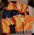 7 x Assorted Mens DNC Hi-Vis Work Jacket, Assorted Sizes, Orange/ Navy. NB: