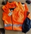 7 x Assorted Mens Polyester DNC Hi-Vis Work Jacket Assorted Sizes, Orange.