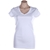 3 x SIGNATURE Women's V-Neck Tees, Size S, 100% Cotton, White. Buyers Note