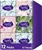 QUILTON Extra Soft 3 Ply 55 Tissues Cubic Box Pack, 12 packs.