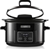 CROCKPOT Digital Slow Cooker with Hinged Lid, Programmable Display, 4.7L, D