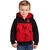 MARVEL Kids' Character Plush Hoodie, Size 2T, 60% Cotton, Spider-Man (Black