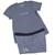 2pc CALVIN KLEIN Women's Pyjama Set, Size S, Vintage Indigo/White (INT), QP