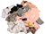 8 x Women's Mixed Clothing, Size S (UK 8), Incl: DKNY, PUMA, FILA, ELLESSE