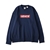 LEVI'S Men's Relaxed Graphic Crew Sweatshirt, Size XL, 80% Cotton, Dress Bl