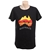 5 x ADVENT Women's Australian Map T-shirt, Size 10, 100% Cotton, Black/Oran