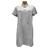 FILA Women's Judy Logo Dress, Size L, 95% Cotton, Light Grey Marle (039), A
