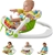 FISHER-PRICE Portable Baby Chair Kick & Play Deluxe Sit-Me-Up Seat with Pia