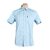 BEN SHERMAN Men's SS Shirt, Size XL, 100% Cotton, Light Blue/Pineapple (091