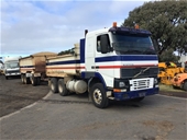 2001 Volvo FH12 6 x 4 Tipper Truck with 2002 Dog Trailer 