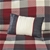 3 x MADISON PARK Decorative Red Pillows, Lodge Plaid Herringbone Design. NB