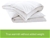 LUXOR 200GSM Duck Down Feather Summer Wieght Quilt, Size: Super King, White