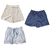 3 x Women's Shorts, Size L (12), Incl: MATTY M & SABA, Indigo/Chambray Blue