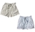 2 x MATTY M Women's Paperbag Waist Shorts, Size L, 55% Linen (Flax), Natura