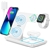 YOXINTA Wireless Charging Station, 3 in 1 Wireless Charger Stand, Fast Wire