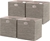 POSPRICA Storage Basket Bins,11×11 Foldable Storage Cube Boxes Fabric Drawe