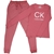 CALVIN KLEIN Women's 2pc Long Sleepwear Set, Size XS, Incl: LS Top & Pant,