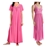 2 x SHADOWLINE Women's Silhouette Nightgowns, Size M, Rosy Pink & Flamingo