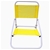 Aestivo Set of 2 Folding Low Beach Chairs: Yellow