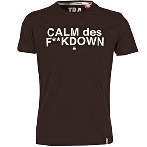 Trash Mens Calm Des F**K Down T-Shirt