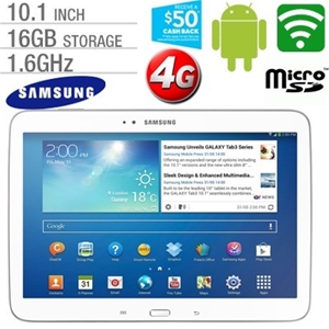 10.1'' Samsung Galaxy Tab 3 16GB 4G - Wh