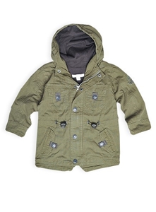 Pumpkin Patch Boy's Military Hooded Anor