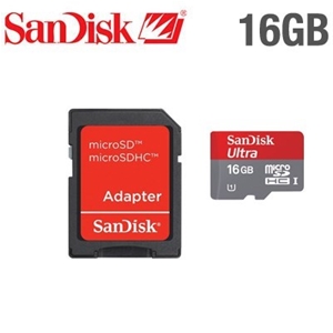 16GB Class 10 SanDisk Mobile Ultra Micro