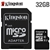 32GB Kingston microSDHC Memory Card & Adaptor