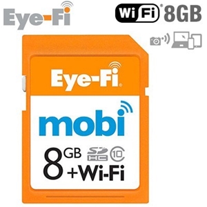 8GB Eye-Fi Mobi SDHC Memory Card with Wi