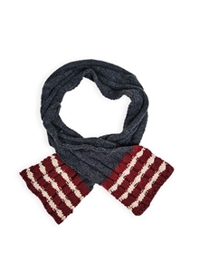 Pumpkin Patch Boy's Cable Striped Scarf