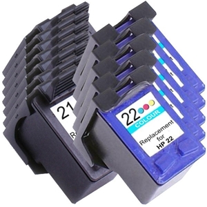 HP21XL 2 Inkjet Cartridge Set #2 12 Ink 