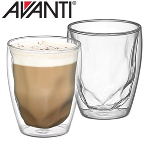 Set of 2 Avanti 250ml Twin Wall Glass