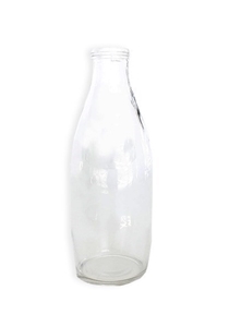 Dollyrockets Large Plain Glass Bottle