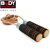 Leather Skipping Rope with Weighted Handles