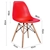 Set of 4 Dining Chair Red