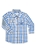 Pumpkin Patch Boy's Tonal Check Long Sleeve Shirt With Elbow Patches
