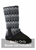Ozwear UGG Cardy Socks Black and White Pattern for Ozwear UGG Boots