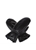 Ozwear UGG Premium Ladies Nappa Black Sheepskin Mittens