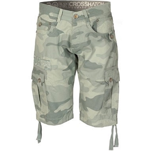 Crosshatch Mens New Forest Cargo Shorts