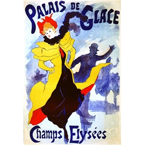 Palais de Glace by Cheret, 75x50cm Canva