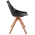 2 x Pinto Chairs with Beech Legs - Black