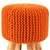 UniGift Knitted Bar Stool - Orange