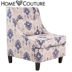 Home Couture Victoria Armchair - Blue Ik