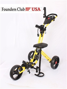 Foundersclub Popup 3 Wheel Yellow Golf B