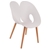 Set of 2 Replica Enzo Chairs with Beech Legs - White