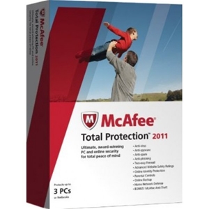 McAfee Total Protection 2011 3 user Two 