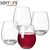 Serroni Stemless Red Wine Glass Set - Set of 4